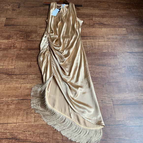 helmut lang silk dress